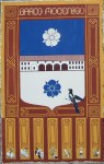 Barco Mocenigo, stemma e bandiera a Castello di Godego. laboratorio scuola di restauro