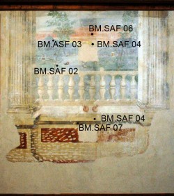 mappatura affreschi Barco Mocenigo